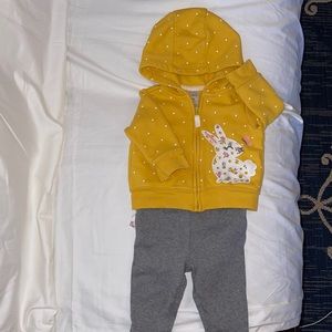 Carters 3 piece baby girl set